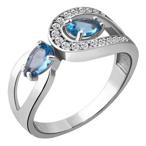 Кольцо женское Aquamarine 6917605А.5 р.18.5 в 585 Золотой