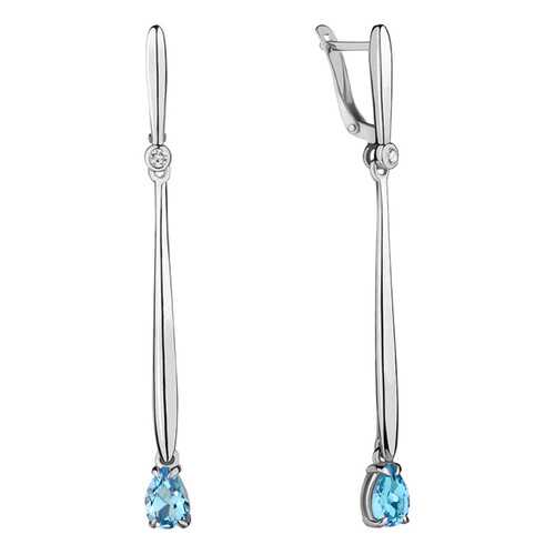 Серьги Aquamarine 4712905А.5 в 585 Золотой