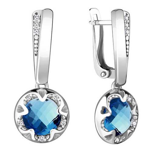 Серьги Aquamarine 4724293А.5 в 585 Золотой