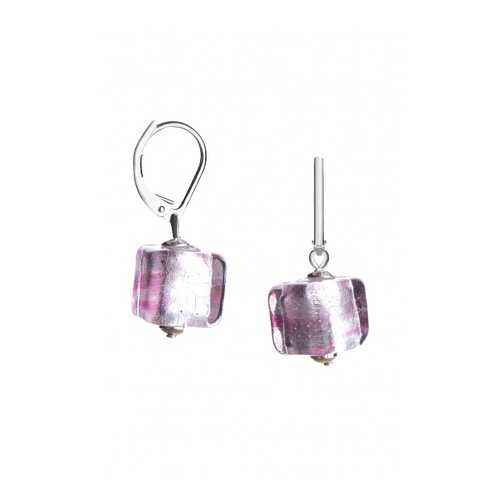 Серьги Perla Cubo 903036676004 фуксия в 585 Золотой